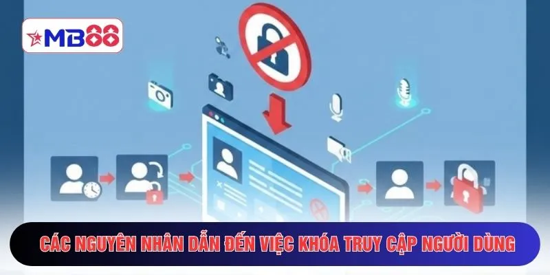 Các nguyên nhân dẫn đến việc khóa truy cập người dùng